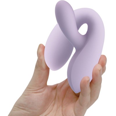 PRETTY LOVE - VIBRADOR ROSOLYN RABBIT 10 VIBRAÇÕES ROXO - D-242492 - Dona Pimenta