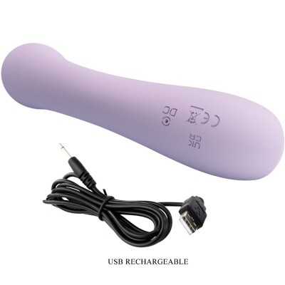 PRETTY LOVE - VIBRADOR ROSOLYN RABBIT 10 VIBRAÇÕES ROXO - D-242492 - Dona Pimenta