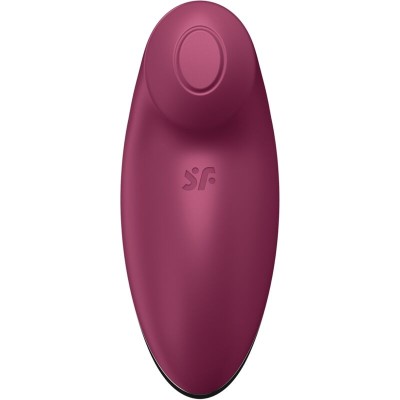 SATISFYER - TAP & CLIMAX 2 VIBRADOR & ESTIMULADOR VERMELHO - D-241755 - Dona Pimenta