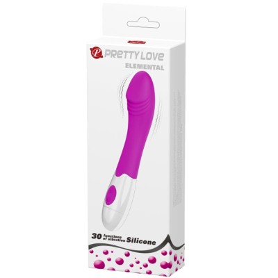 PRETTY LOVE - VIBRADOR ELEMENTAL 30 MODOS DE VIBRAÇÃO ROXO - D-242415 - Dona Pimenta