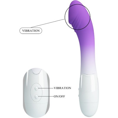 PRETTY LOVE - VIBRADOR ELEMENTAL PONTO G 30 VIBRAÇÕES ROXO - D-242490 - Dona Pimenta