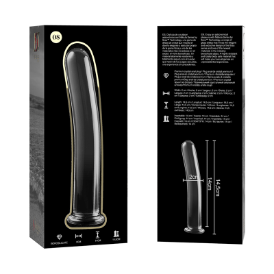 NEBULA SERIES BY IBIZA - MODELO 8 DILDO VIDRO BOROSILICADO 14,5X2 CM