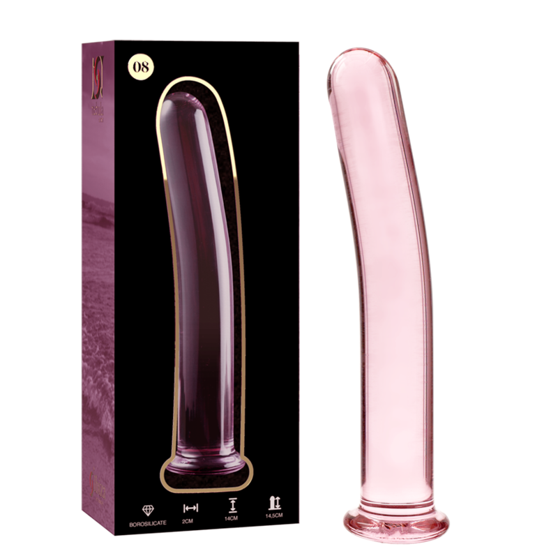 NEBULA SERIES BY IBIZA - MODELO 8 DILDO VIDRO BOROSILICADO 14,5X2 CM