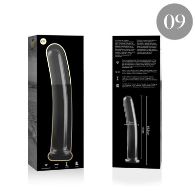 NEBULA SERIES BY IBIZA - MODELO 9 DILDO VIDRO BOROSILICADO 15,5X2,5 CM