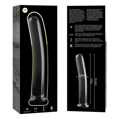 NEBULA SERIES BY IBIZA - MODELO 9 DILDO VIDRO BOROSILICADO 15,5X2,5 CM