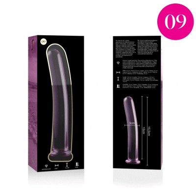 NEBULA SERIES BY IBIZA - MODELO 9 DILDO VIDRO BOROSILICADO 15,5X2,5 CM