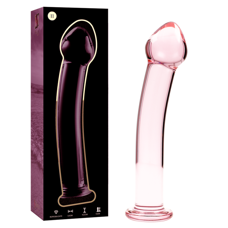 NEBULA SERIES BY IBIZA MODELO 11 DILDO VIDRO BOROSILICADO 16X3 CM