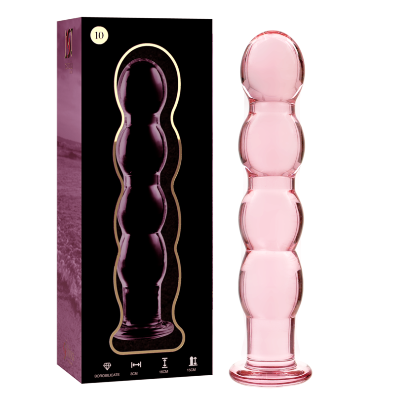 NEBULA SERIES BY IBIZA -MODELO 10 DILDO VIDRO BOROSILICADO 16,5X3,5 CM