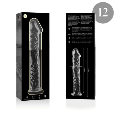 NEBULA SERIES BY IBIZA - MODELO 12 DILDO VIDRO BOROSILICADO 17X3,5 CM