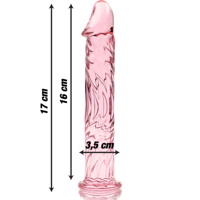 NEBULA SERIES BY IBIZA - MODELO 12 DILDO VIDRO BOROSILICADO 17X3,5 CM