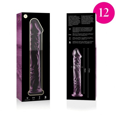 NEBULA SERIES BY IBIZA - MODELO 12 DILDO VIDRO BOROSILICADO 17X3,5 CM