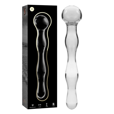 NEBULA SERIES BY IBIZA - MODELO 13 DILDO VIDRO BOROSILICADO 18X3,5 CM