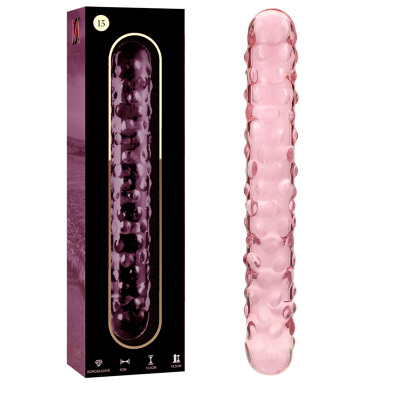 NEBULA SERIES BY IBIZA  MODELO 15 DILDO VIDRO BOROSILICADO 18,5X3 CM