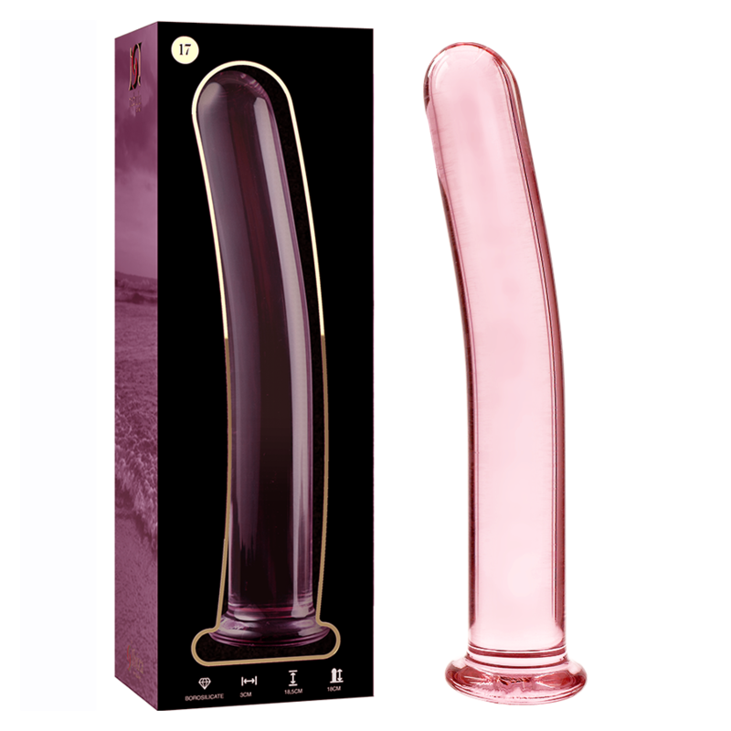 NEBULA SERIES BY IBIZA - MODELO 17 DILDO VIDRO BOROSILICADO 18,5X3 CM