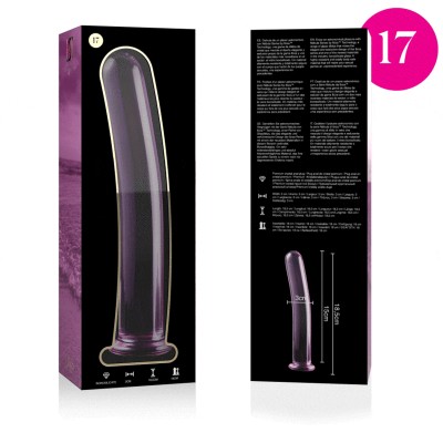 NEBULA SERIES BY IBIZA - MODELO 17 DILDO VIDRO BOROSILICADO 18,5X3 CM