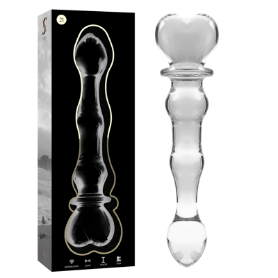 NEBULA SERIES BY IBIZA - MODELO 21 DILDO VIDRO BOROSILICADO 20,5X3,5CM