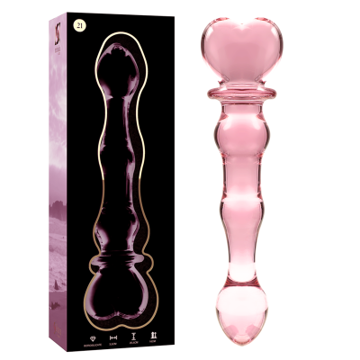 NEBULA SERIES BY IBIZA - MODELO 21 DILDO VIDRO BOROSILICADO 20,5X3,5CM