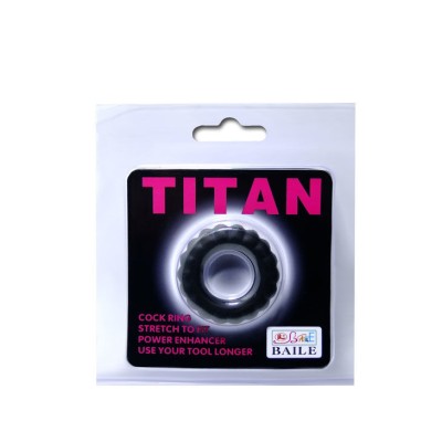 BAILE TITAN COCKRING BLACK 2CM - D-208713 - Dona Pimenta