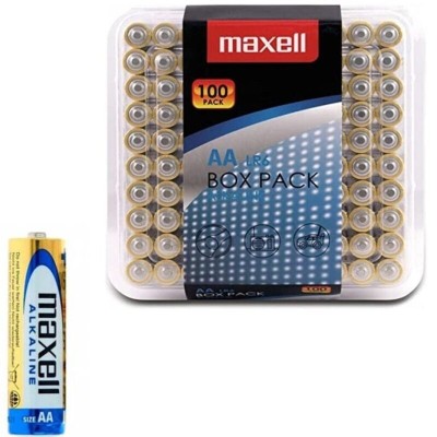 MAXELL - PILHA AA LR6 ALCALINA PACK*100 PILHAS - D-242535 - Dona Pimenta