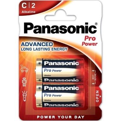 PANASONIC - BATERIA ALCALINA C PRO POWER LR14 BLISTER*2 - D-242542 - Dona Pimenta