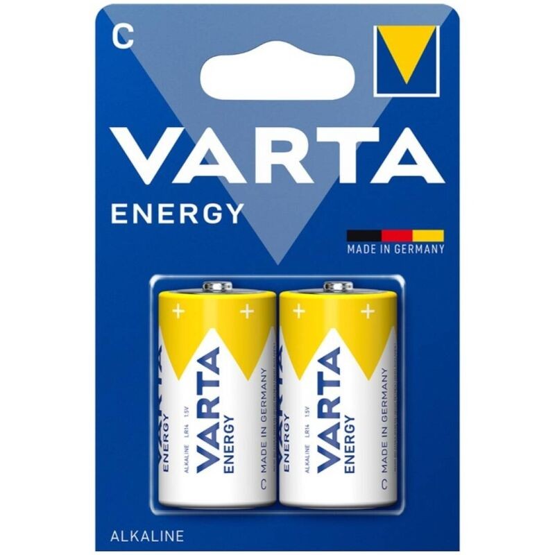 VARTA - PILHA ALCALINA ENERGÃTICA C LR14 BLISTER*2 - D-242549 - Dona Pimenta