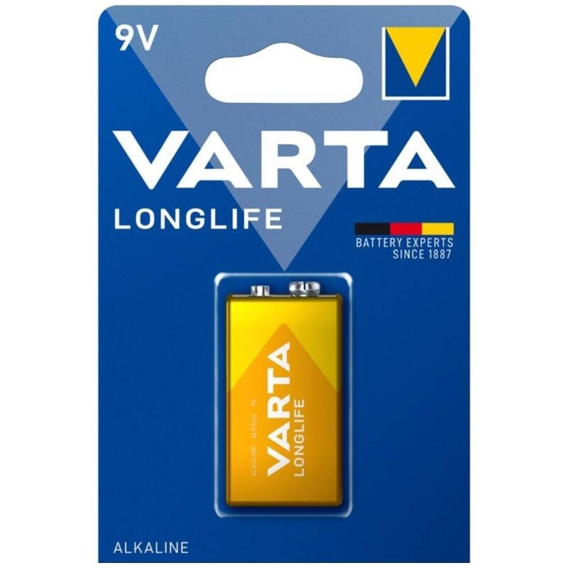 VARTA - BATERIA ALCALINA DE LONGA DURAÃÃO 9V LR61 BLISTER*1 - D-242555 - Dona Pimenta