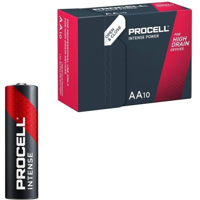 PROCELL - INTENSE POWER ALCALINA LR6 AA 1,5V CAIXA*10 - D-242559 - Dona Pimenta