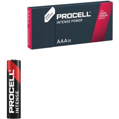 PROCELL - INTENSE POWER ALCALINA LR03 AAA 1,5V CAIXA*10 - D-242560 - Dona Pimenta