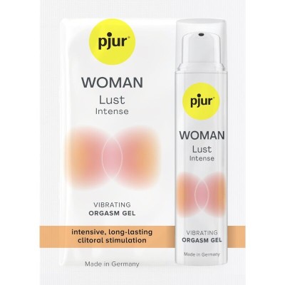 PJUR - WOMAN LUST INTENSE GEL VIBRANTE DOSE ÃNICA PARA ORGASMO 1,5 ML - D-242639 - Dona Pimenta