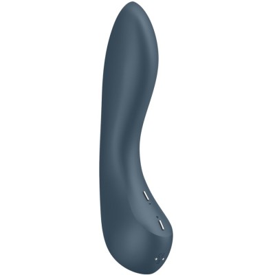 SATISFYER - G-SPOT WAVE 4 12 VIBRAÇÕES PROGRAMA VIBRADOR CINZA ESCURO - D-241754 - Dona Pimenta