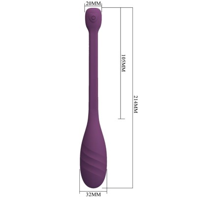 PRETTY LOVE - VIBRADOR CONTROLADO POR APLICATIVO LEVIATHAN ROXO - D-242714 - Dona Pimenta