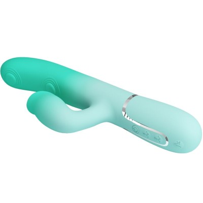 PRETTY LOVE - GIGI MULTIFUNCIONAL COELHO VIBRADOR AQUA VERDE - D-242701 - Dona Pimenta