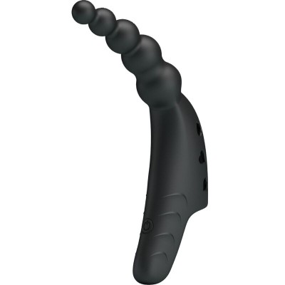 PRETTY LOVE - VIBRADOR DE DEDO JORDIN 10 VIBRAÇÕES PRETO - D-242702 - Dona Pimenta