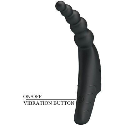 PRETTY LOVE - VIBRADOR DE DEDO JORDIN 10 VIBRAÇÕES PRETO - D-242702 - Dona Pimenta