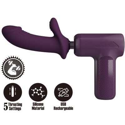 PRETTY LOVE - DJ SCHOLAR MASSAGER 5 CONFIGURAÃÃES ROXO - D-242704 - Dona Pimenta