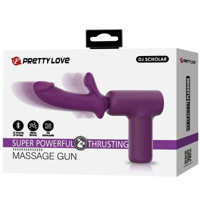 PRETTY LOVE - DJ SCHOLAR MASSAGER 5 CONFIGURAÃÃES ROXO - D-242704 - Dona Pimenta