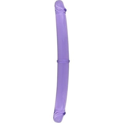 SEVENCREATIONS DOUBLE 30 CM PENIS PURPLE - D-225057 - Dona Pimenta