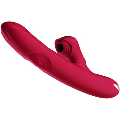 ARMONY - VIBRADOR E SUCKER MODELO 1 BORDEAUX - D-238200 - Dona Pimenta