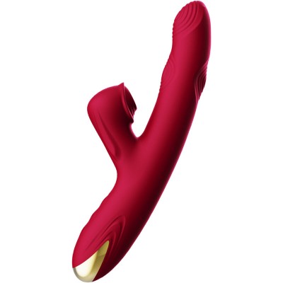 ARMONY - VIBRADOR E SUCKER MODELO 1 BORDEAUX - D-238200 - Dona Pimenta