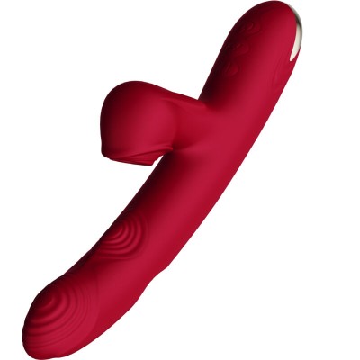 ARMONY - VIBRADOR E SUCKER MODELO 1 BORDEAUX - D-238200 - Dona Pimenta