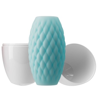 PRETTY LOVE - MASTURBADOR MASCULINO SILICONE ATHENA EROS AZUL CÃU - D-242722 - Dona Pimenta