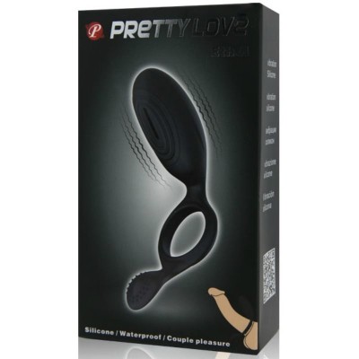 PRETTY LOVE ANILLO VIBRADOR CON ESTIMULADOR ETHEL - D-211741 - Dona Pimenta