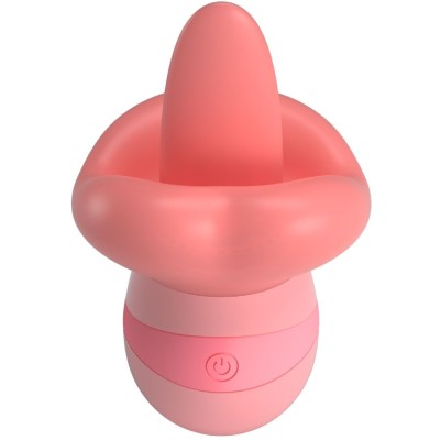 PRETTY LOVE - ESTIMULADOR DE CLITÓRIS KYLEE TONGUE 10 VIBRAÇÕES ROSA NUDE - D-242720 - Dona Pimenta