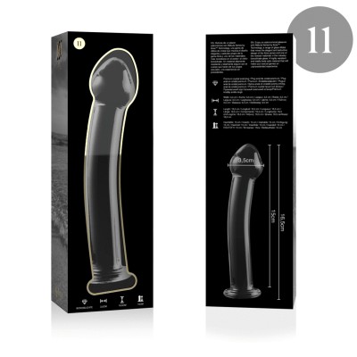 NEBULA SERIES BY IBIZA MODELO 11 DILDO VIDRO BOROSILICADO 16X3 CM