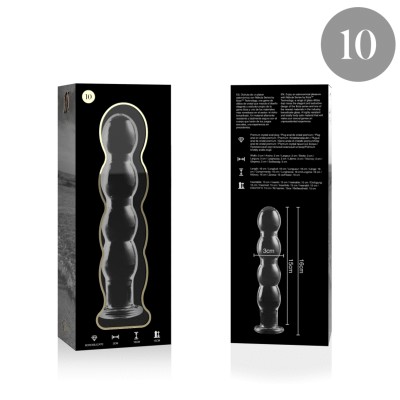 NEBULA SERIES BY IBIZA -MODELO 10 DILDO VIDRO BOROSILICADO 16,5X3,5 CM