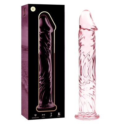 NEBULA SERIES BY IBIZA - MODELO 12 DILDO VIDRO BOROSILICADO 17X3,5 CM