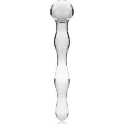 NEBULA SERIES BY IBIZA - MODELO 13 DILDO VIDRO BOROSILICADO 18X3,5 CM