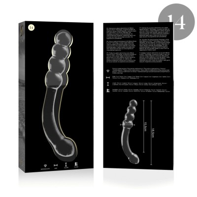 NEBULA SERIES BY IBIZA - MODELO 14 DILDO VIDRO BOROSILICADO 18,5X3 CM