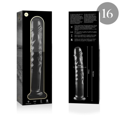 NEBULA SERIES BY IBIZA - MODELO 16 DILDO VIDRO BOROSILICADO 18,5X3 CM