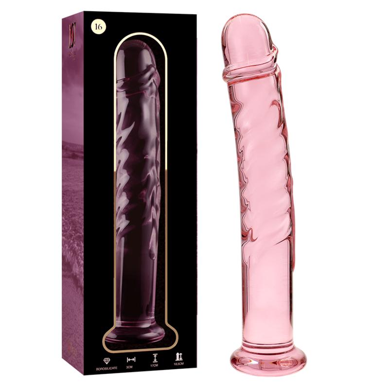 NEBULA SERIES BY IBIZA - MODELO 16 DILDO VIDRO BOROSILICADO 18,5X3 CM